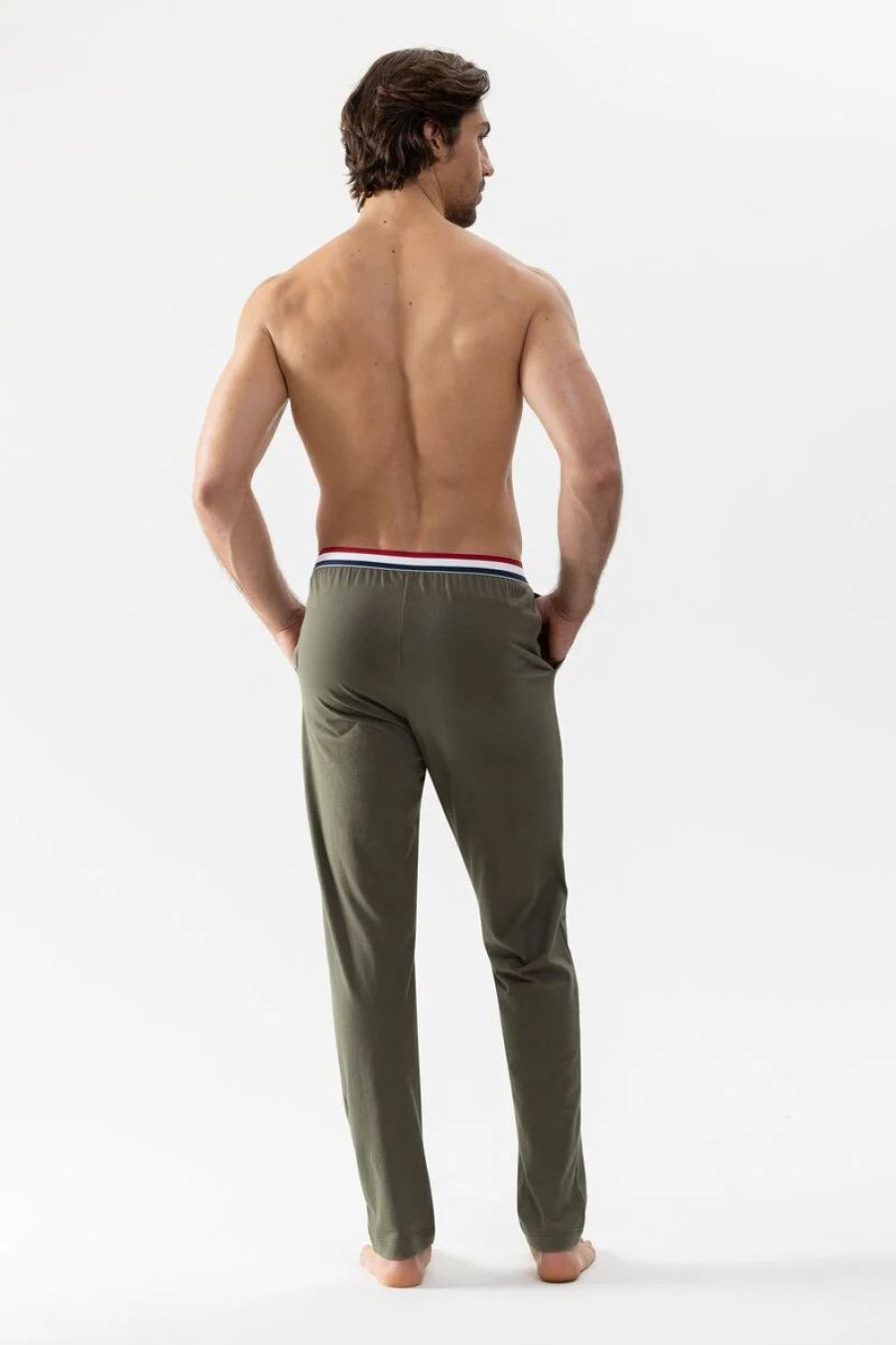 Heren Mey Broeken | Lange Broek Serie Re:Think Colour Safari Green