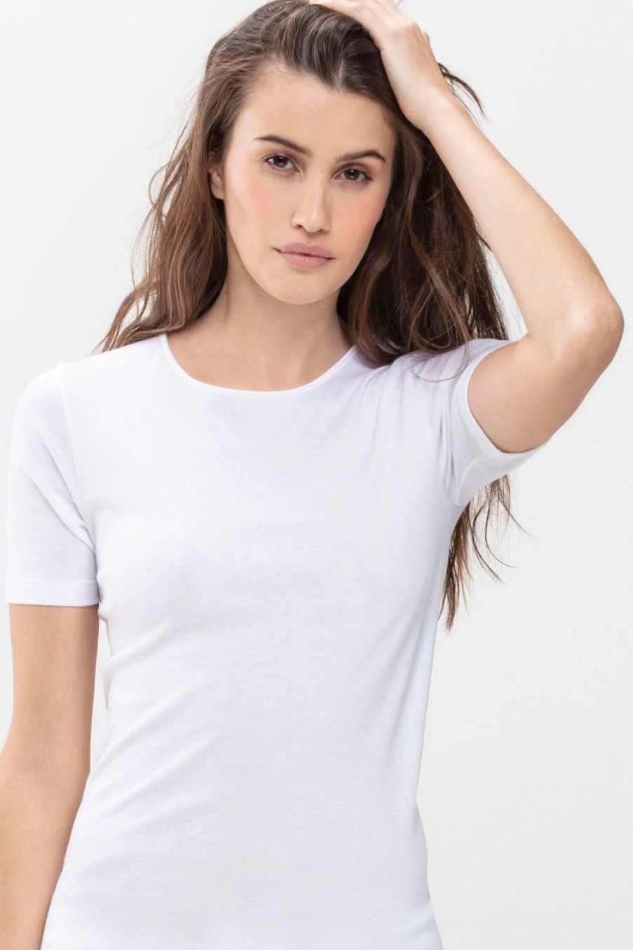 Dames Mey Ondershirts & Tops | Spencer 1/2 Mouw Serie Noblesse Wit