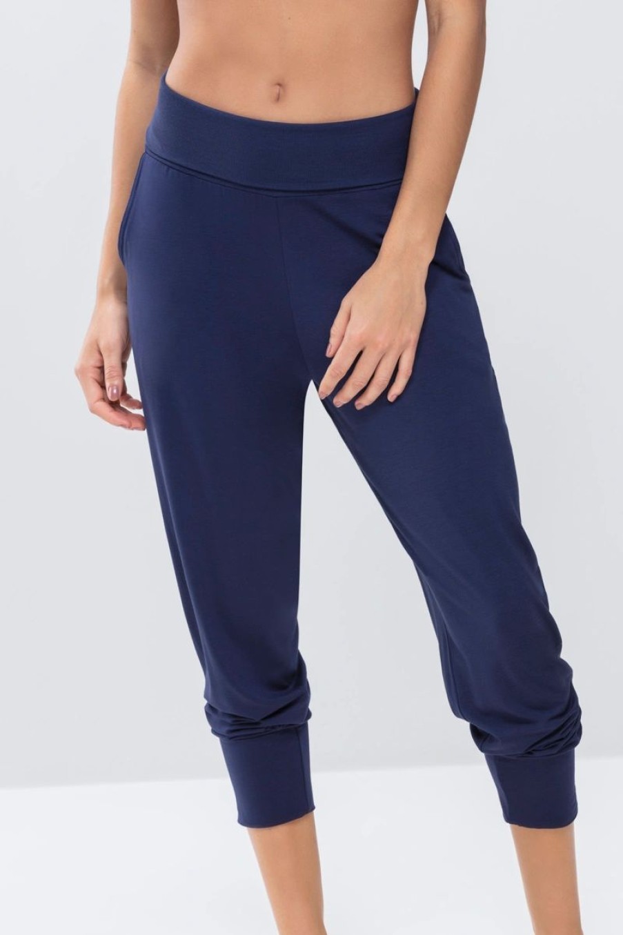 Dames Mey Broeken | Yogabroek Serie Sleepy & Easy True Blue