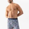 Heren Mey Shorts & Slips | Boxershorts Serie Sporty Animals Yacht Blue