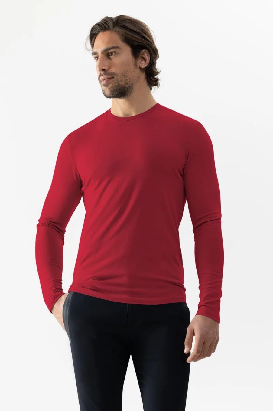 Heren Mey Mix & Match | Longsleeve Serie Relax True Red