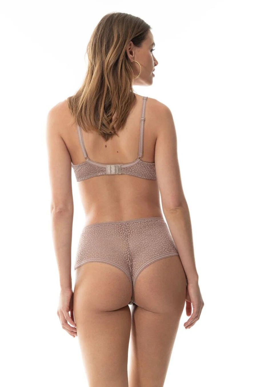 Dames Mey Slips & Pantyshorts | String Pants Serie Incredible Dark Truffle