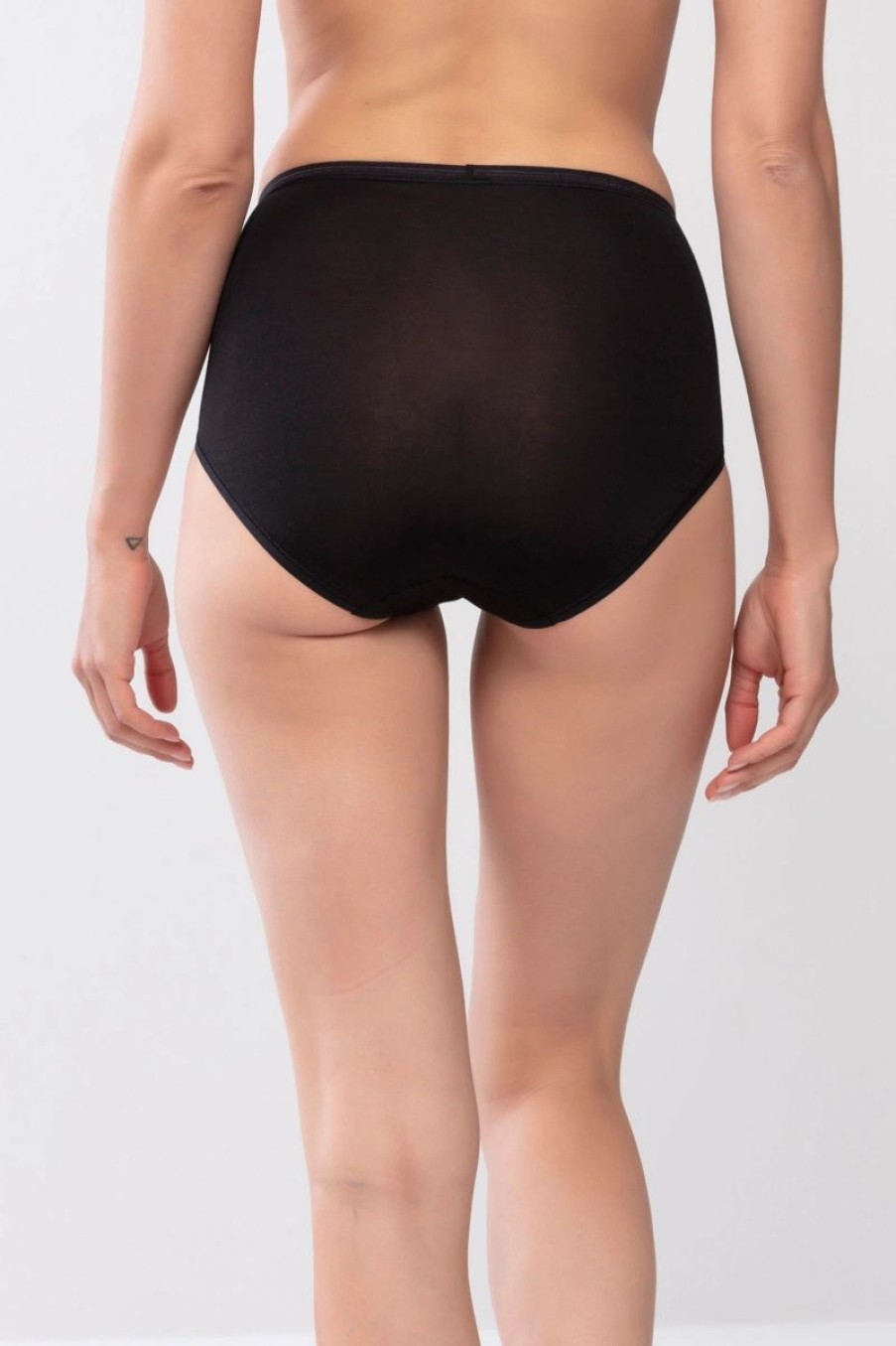 Dames Mey Slips & Pantyshorts | Tailleslip Serie Mey Lights Zwart