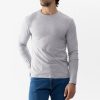 Heren Mey Mix & Match | Longsleeve Serie Relax Light Grey Melange