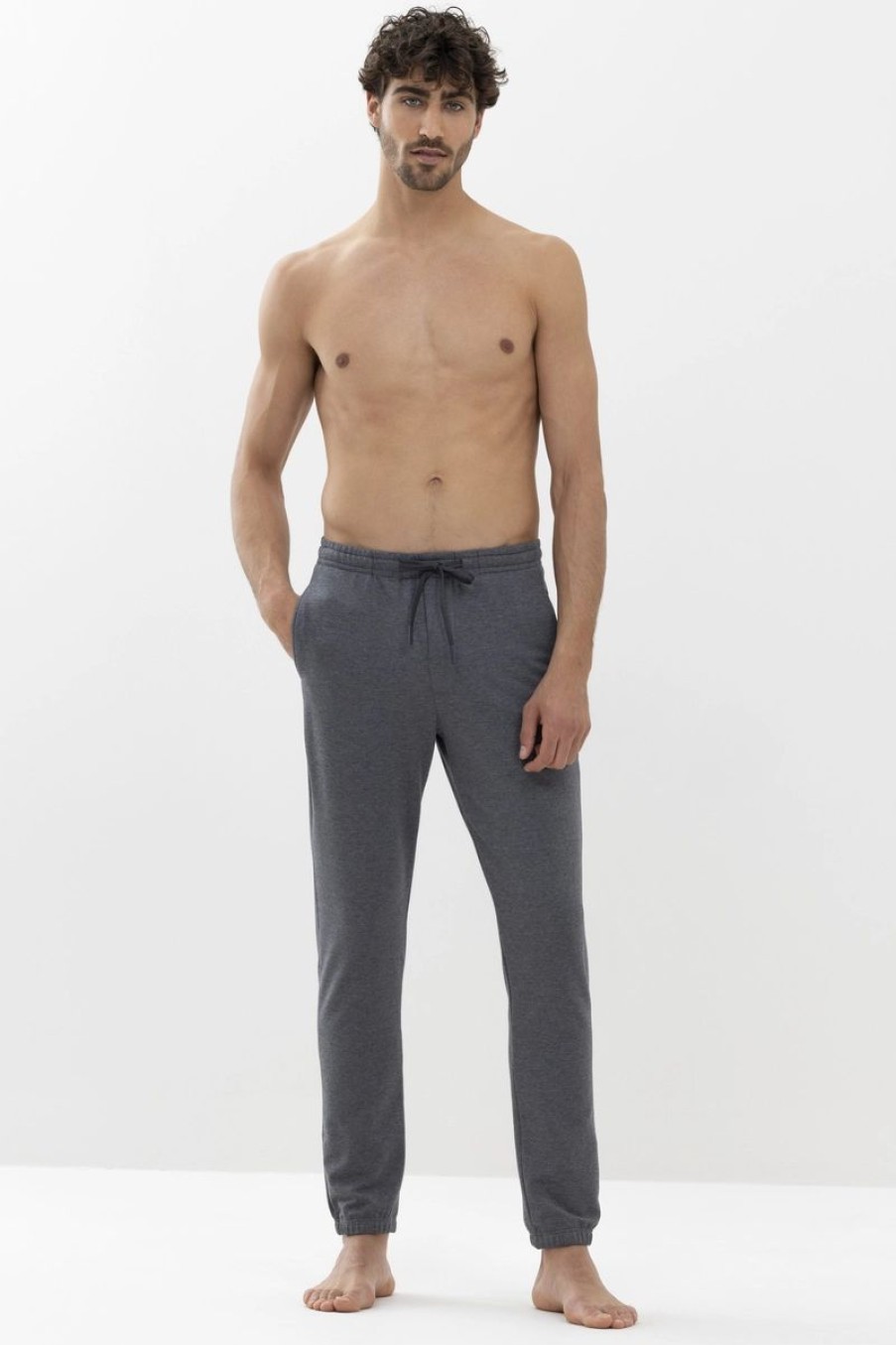 Heren Mey Loungewear Grote Maten | Broek Lang Serie Enjoy Quartz Melange