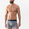 Heren Mey Shorts & Slips | Shorty Serie Sporty Animals Yacht Blue