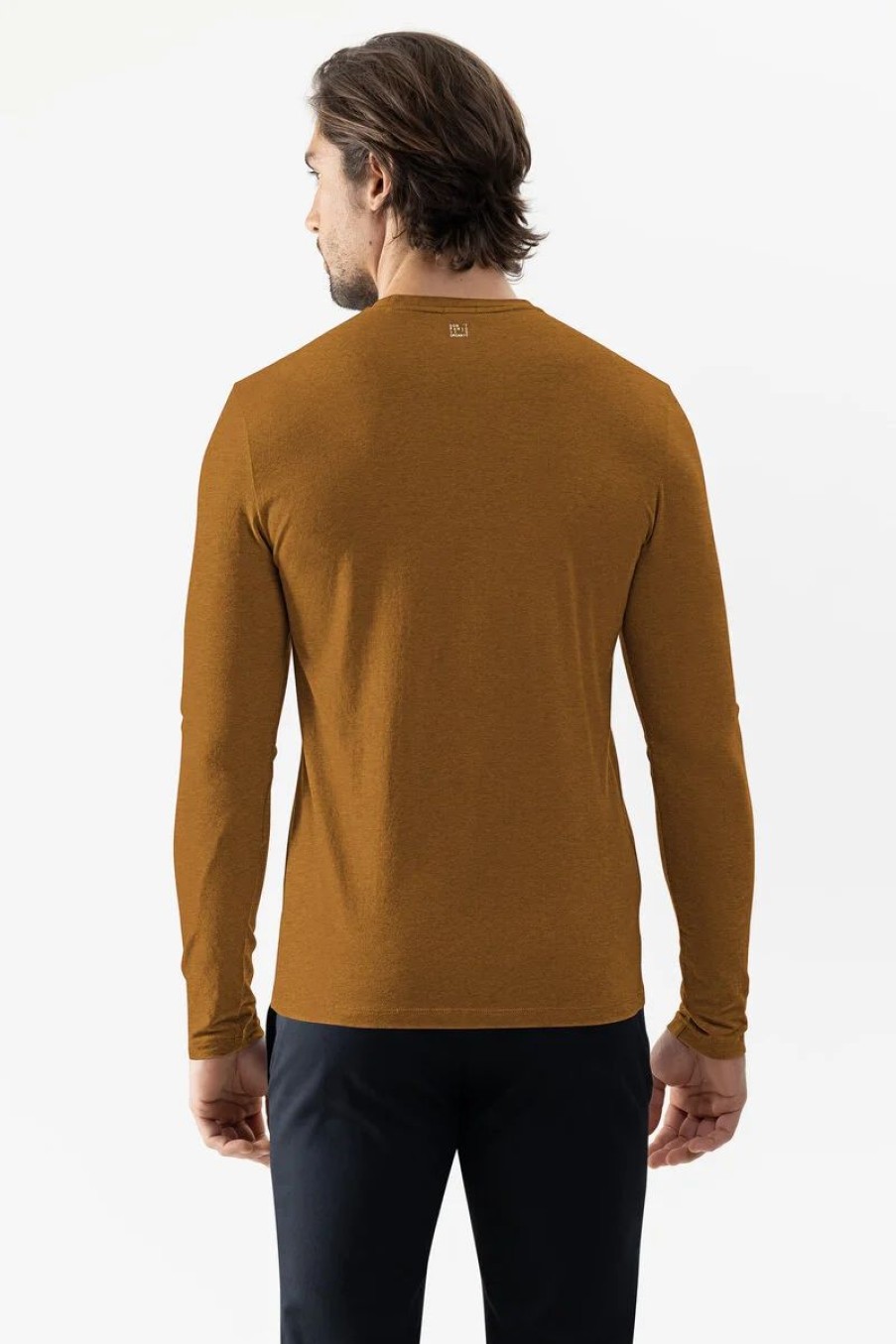 Heren Mey Mix & Match | Longsleeve Serie Relax Cognac