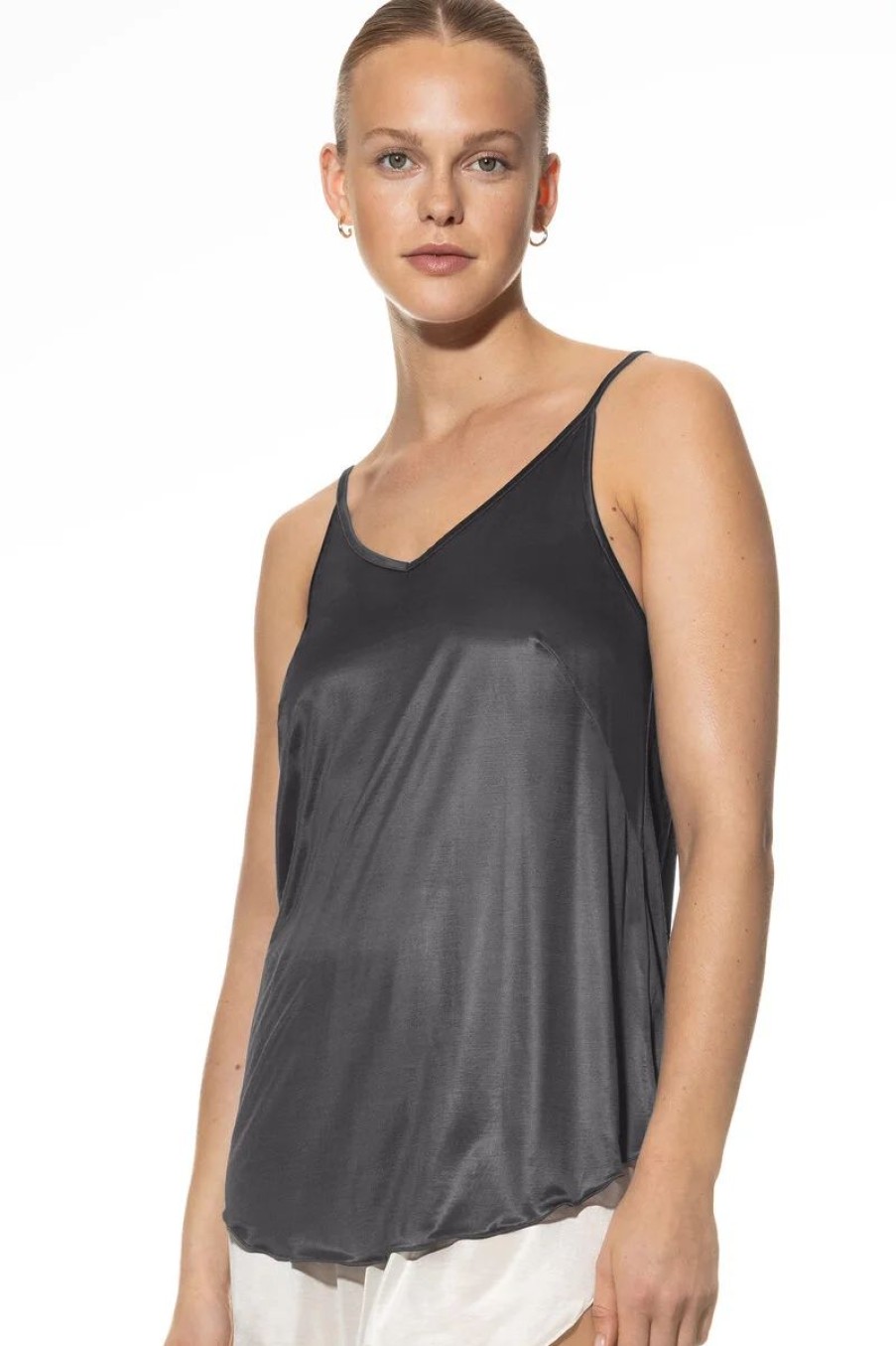 Dames Mey Tops | Camisole Serie Coco Thunder Grey