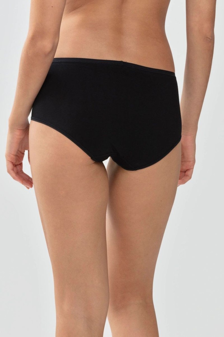 Dames Mey Slips & Pantyshorts | Panty Serie Superfine Organic Zwart