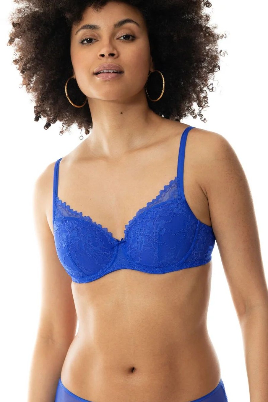 Dames Mey Beha'S | Spacer-Beha | Half Cup Serie Fabulous Electric Blue