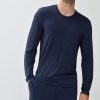 Heren Mey Bovenstukken | Shirt Met Lange Mouwen Serie Jefferson Modal Yacht Blue