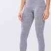 Dames Mey Leggings | Dames 7/8 Pants Serie Silk Touch Wool Mid Grey Melange