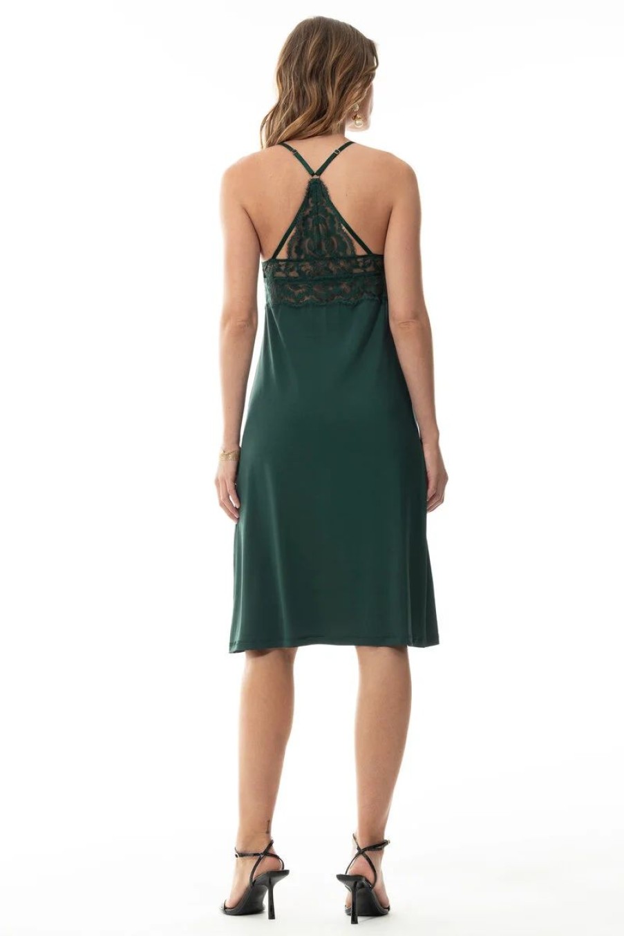 Dames Mey Petticoats & Body Dresses | Neglig00E9 Serie Poetry Vogue Green Leaves