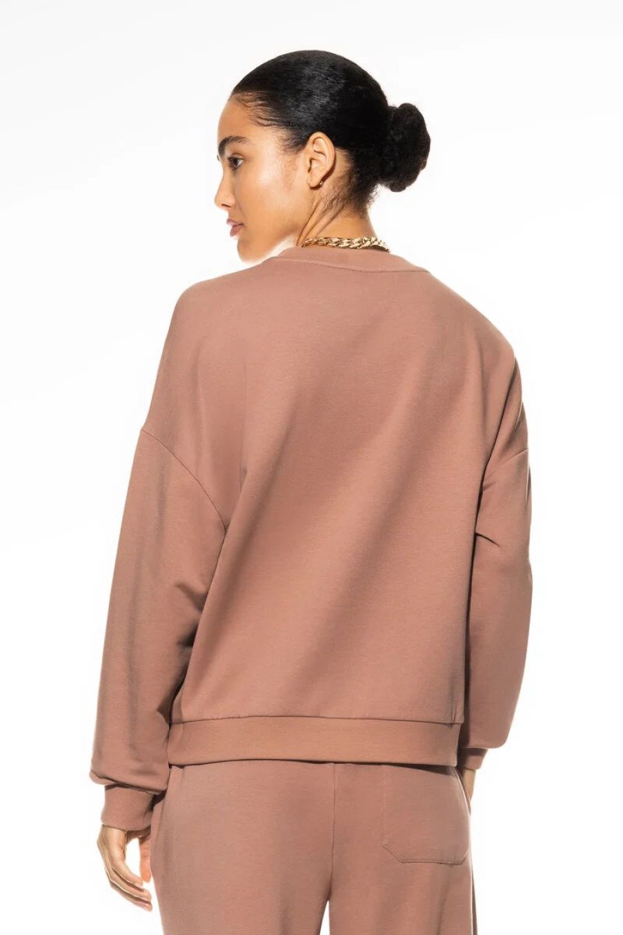 Dames Mey Bovenstukken | Sweater Serie Rose Creamy Nougat