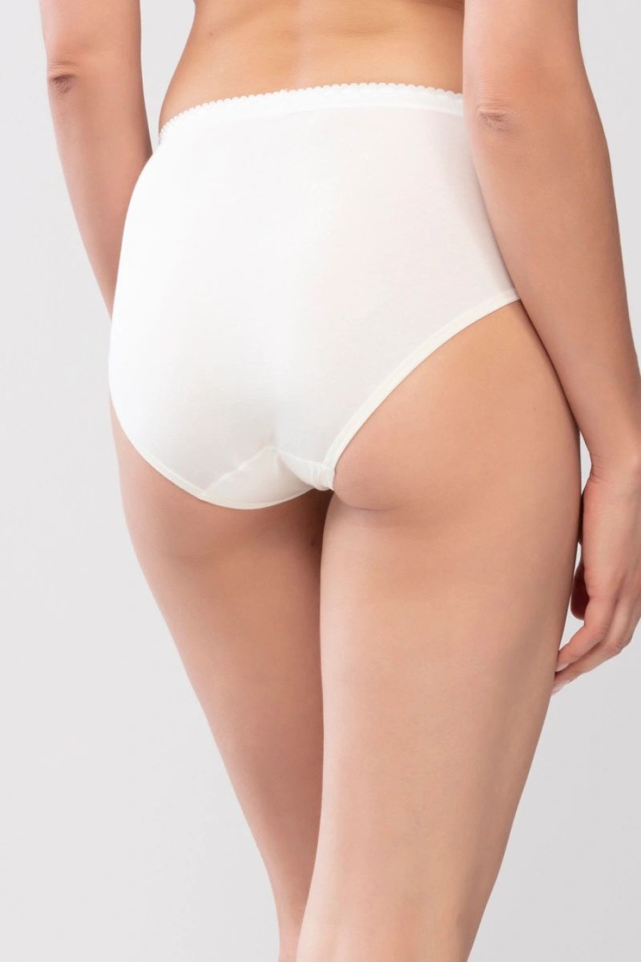 Dames Mey Slips & Pantyshorts | Heupslip Serie Mey Lights Parelwit