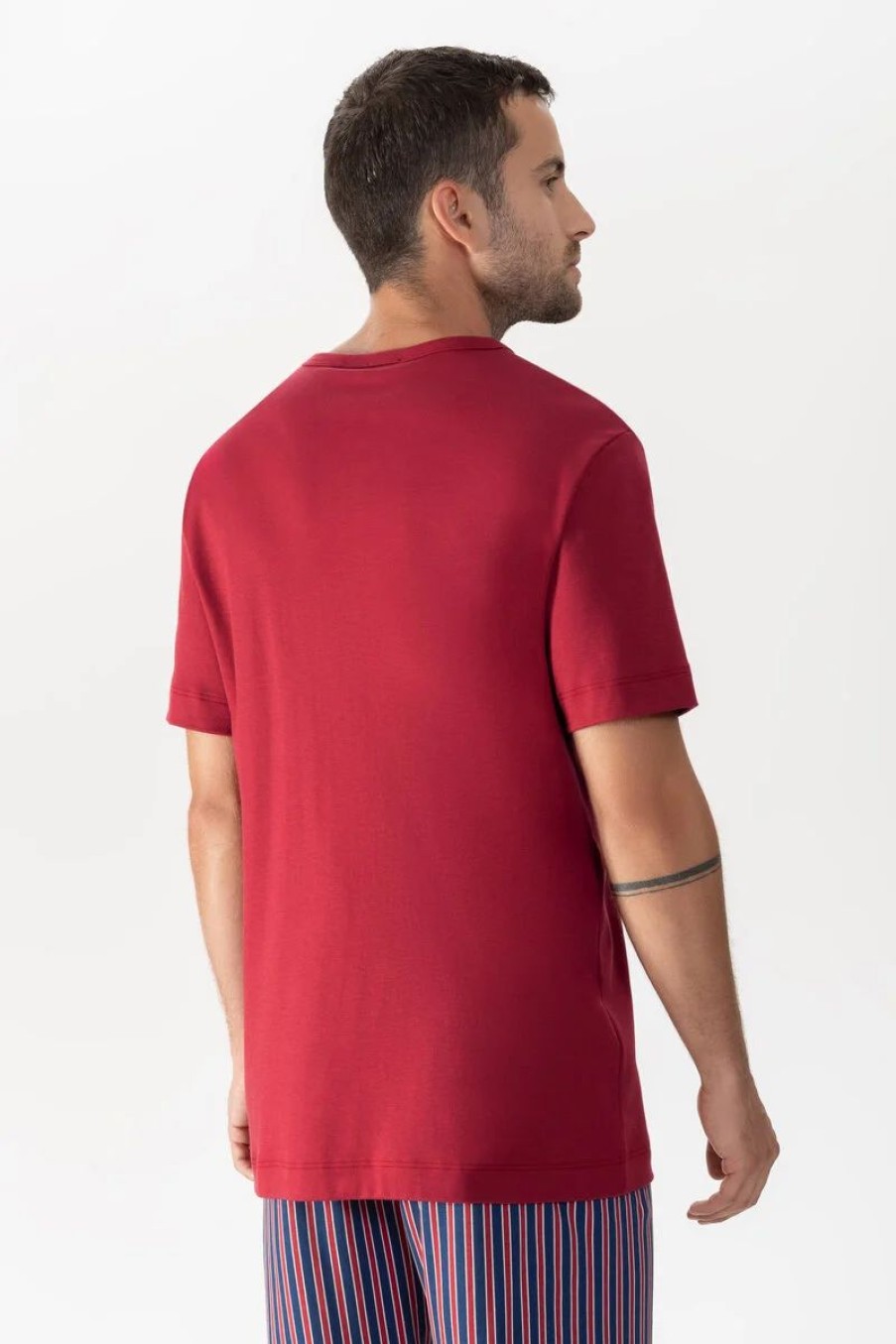 Heren Mey T-Shirt | T-Shirt Serie Solid Night True Red