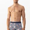 Heren Mey Shorts & Slips | Long Shorty Serie Lifebelt Yacht Blue