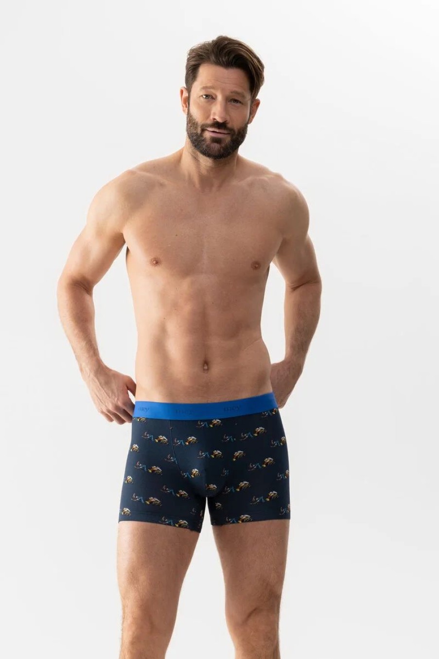 Heren Mey Shorties | Shorty Serie Mey X Lucky Luke Yacht Blue