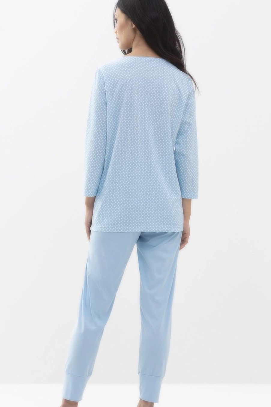 Dames Mey Pyjama'S | 7/8-Lange Pyjama Serie Emelie Dream Blue