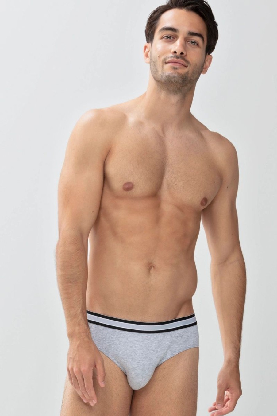 Heren Mey Shorts & Slips | Slip Re:Think Light Grey Melange