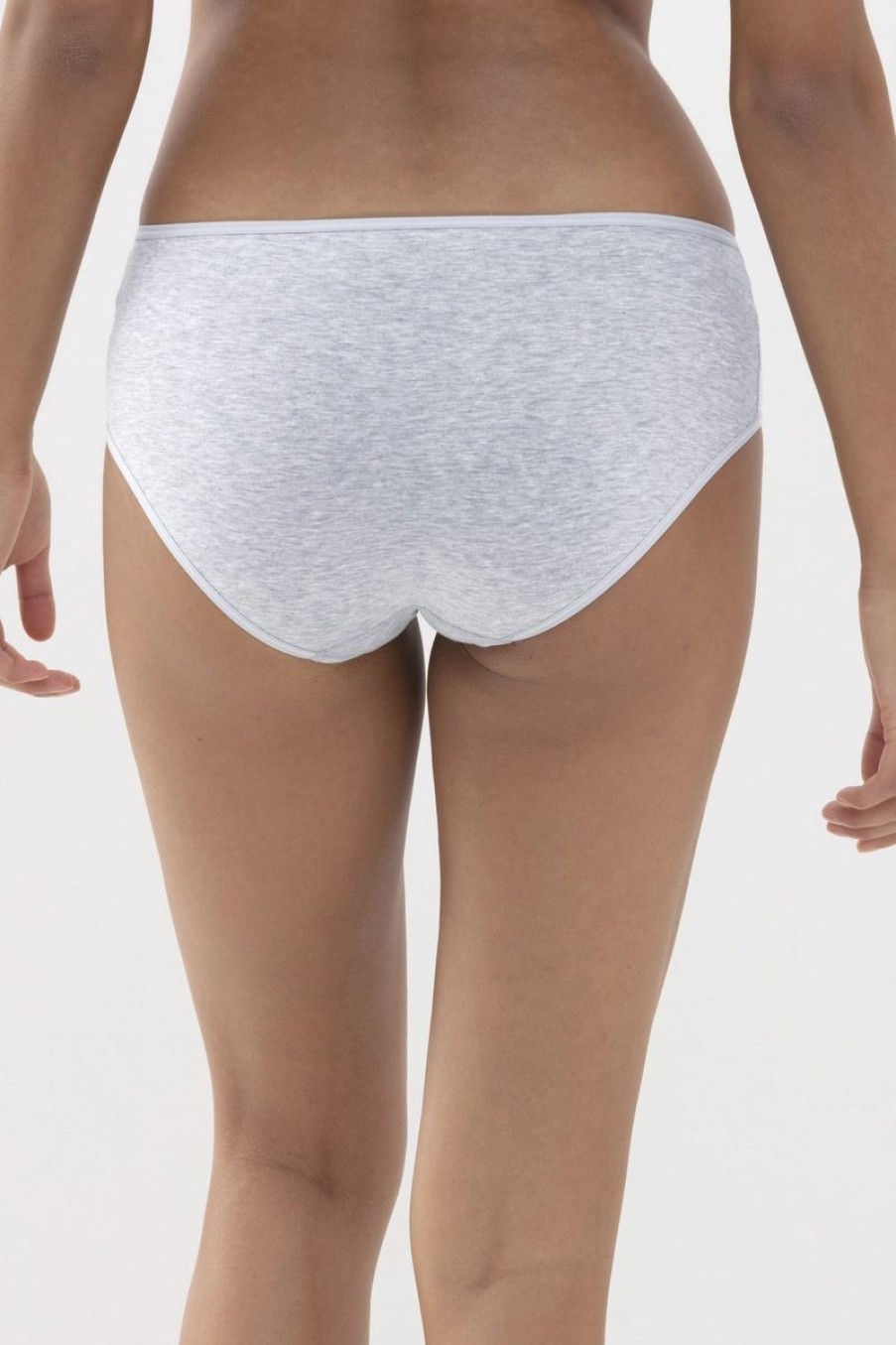 Dames Mey Slips & Pantyshorts | Hipster Serie Cotton Pure Light Grey Melange