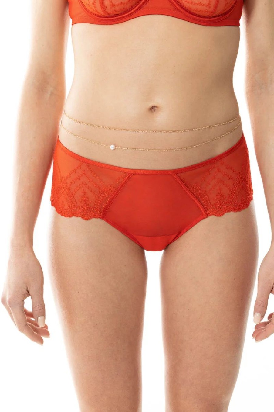 Dames Mey Slips & Pantyshorts | Hipster Serie Mysterious Carnelian Orange