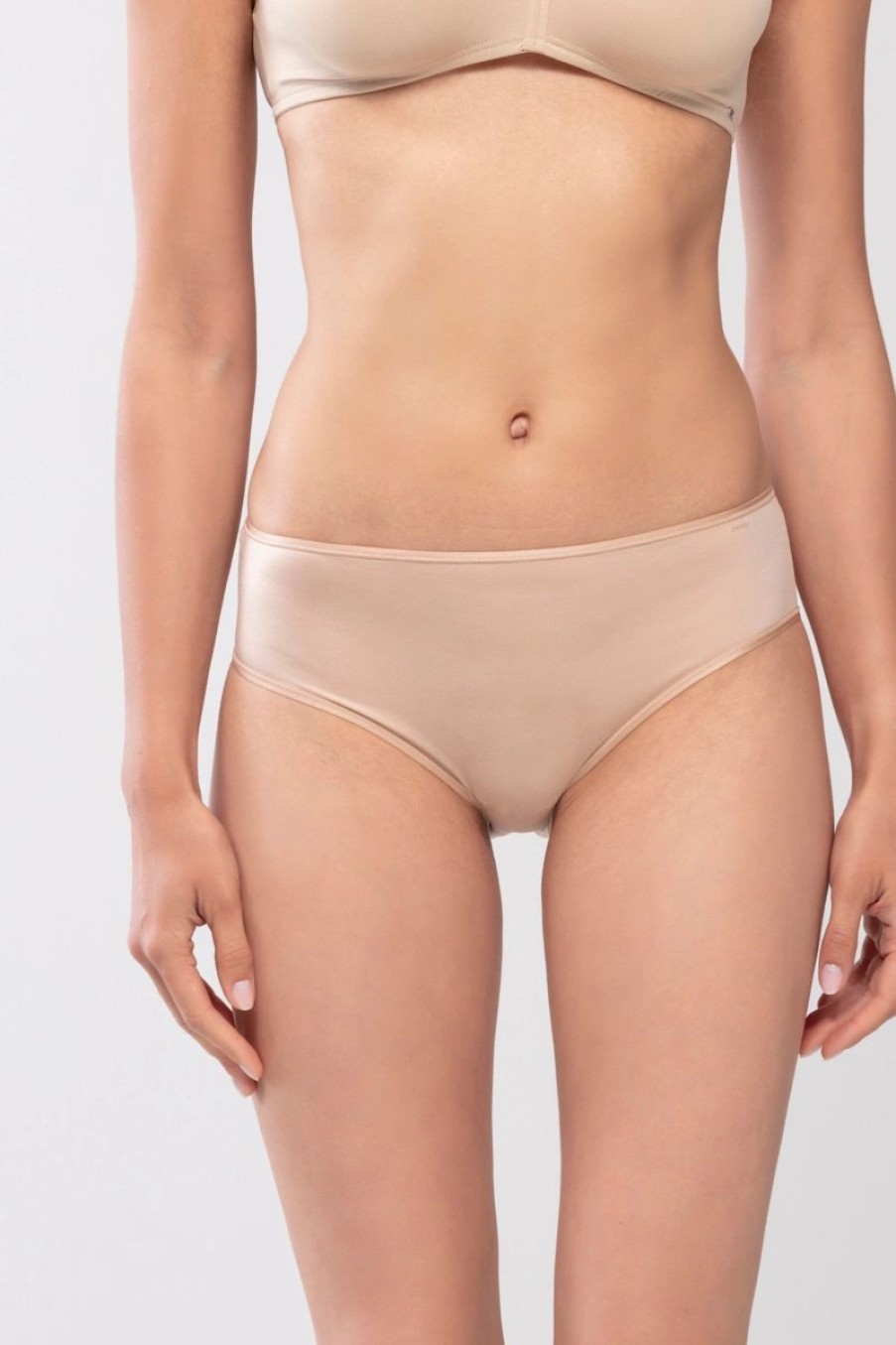 Dames Mey Slips & Pantyshorts | American Pants Serie Joan Cream Tan