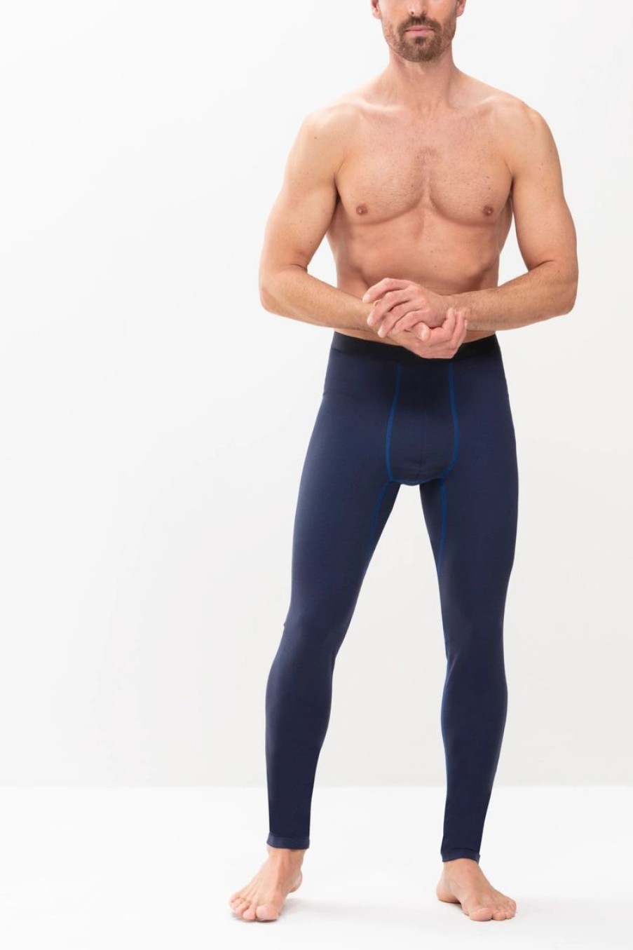 Heren Mey Functioneel Ondergoed | Long-Pants High Performance Yacht Blue