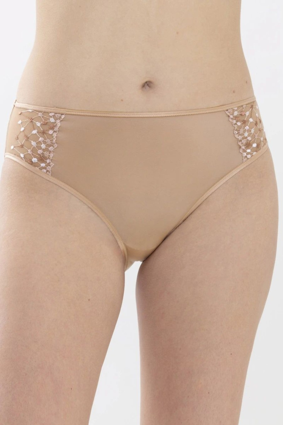 Dames Mey Slips & Pantyshorts | American Pants Serie Modern Joan Cream Tan