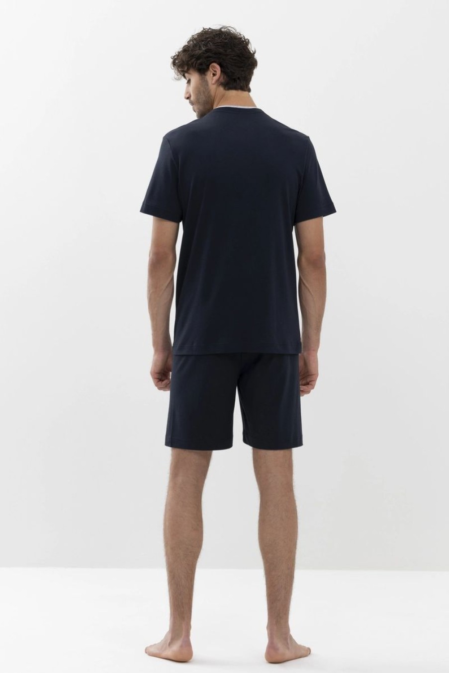 Heren Mey Bovenstukken | T-Shirt Serie N8Tex 2.0 Indigo