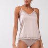 Dames Mey Tops | Spaghetti Top Serie Luise New Toffee