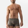 Heren Mey Shorts & Slips | Shorty Serie 3 Col Stripes Quartz Melange