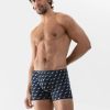 Heren Mey Shorts & Slips | Shorty Serie Symbols Yacht Blue