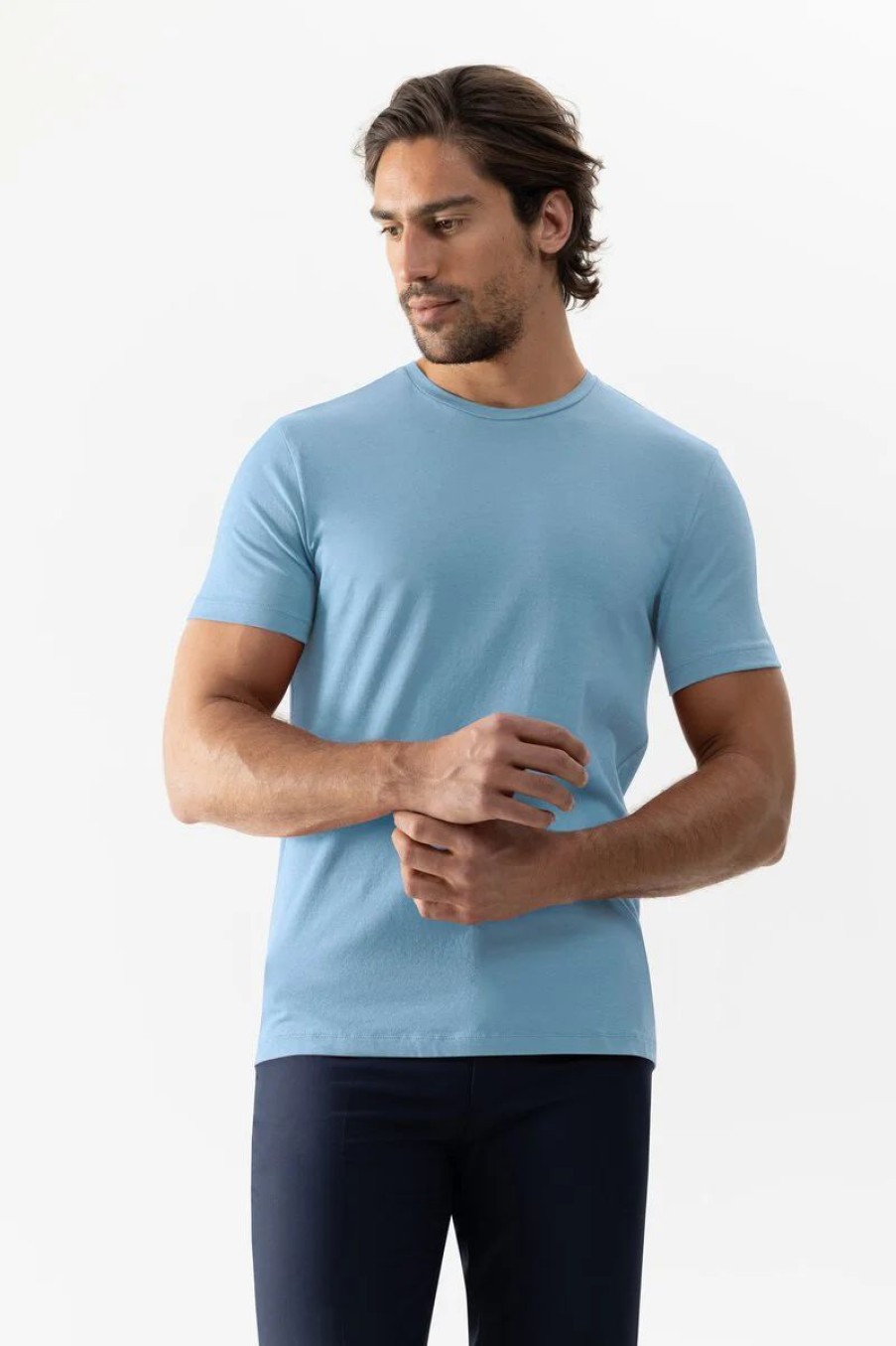 Heren Mey T-Shirt | T-Shirt Serie Relax Cloudy Blue