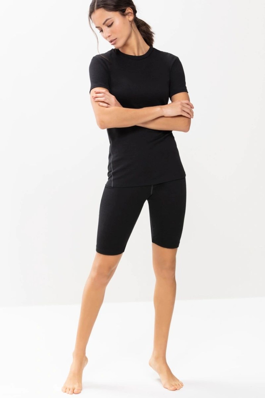 Dames Mey Ondergoed Sets | Knee-Length Leggings Serie Performance Zwart