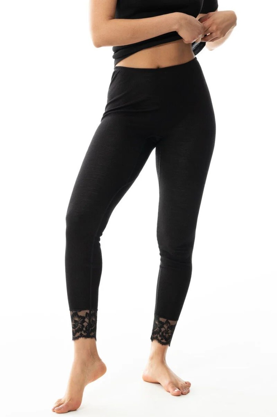 Dames Mey Leggings | Legging Serie Wool Love Zwart