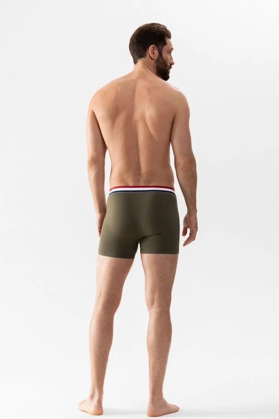 Heren Mey Shorts & Slips | Shorty Serie Re:Think Colour Safari Green