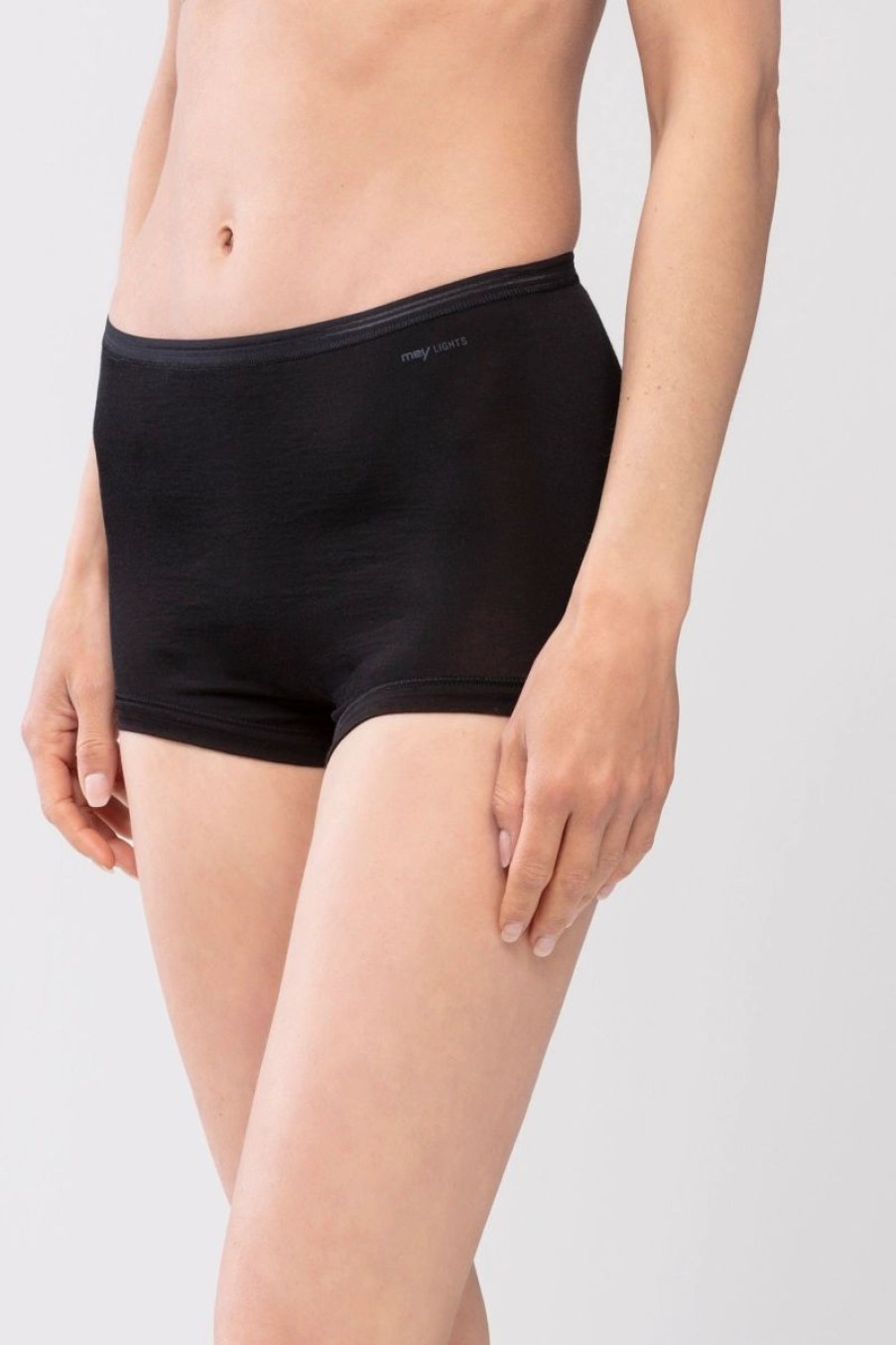 Dames Mey Slips & Pantyshorts | Hip-Pants Serie Mey Lights Zwart