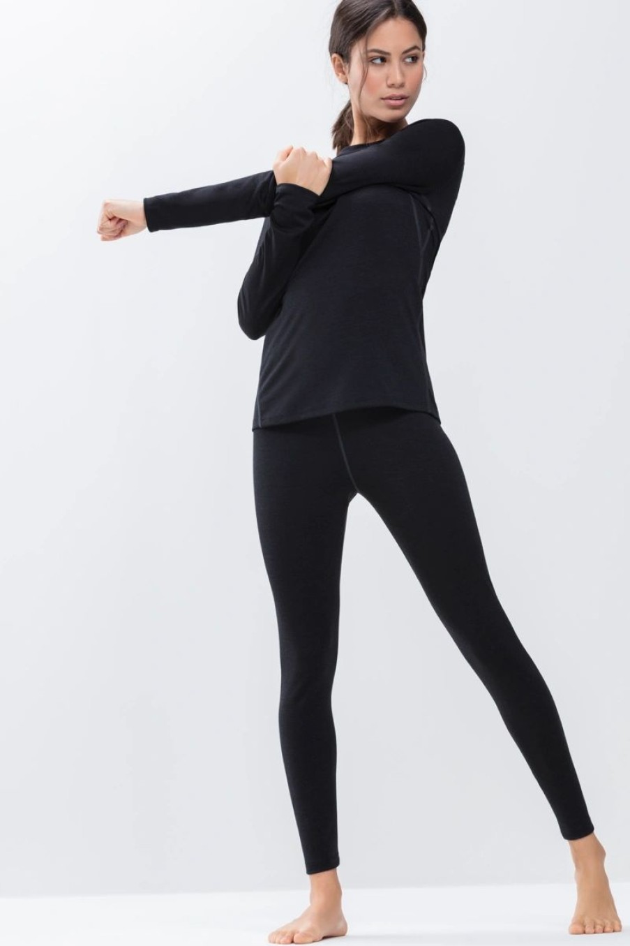 Dames Mey Leggings | 7/8 Leggings Serie Performance Zwart