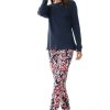 Dames Mey Pyjama'S | Pyjama Serie Talisa Night Blue