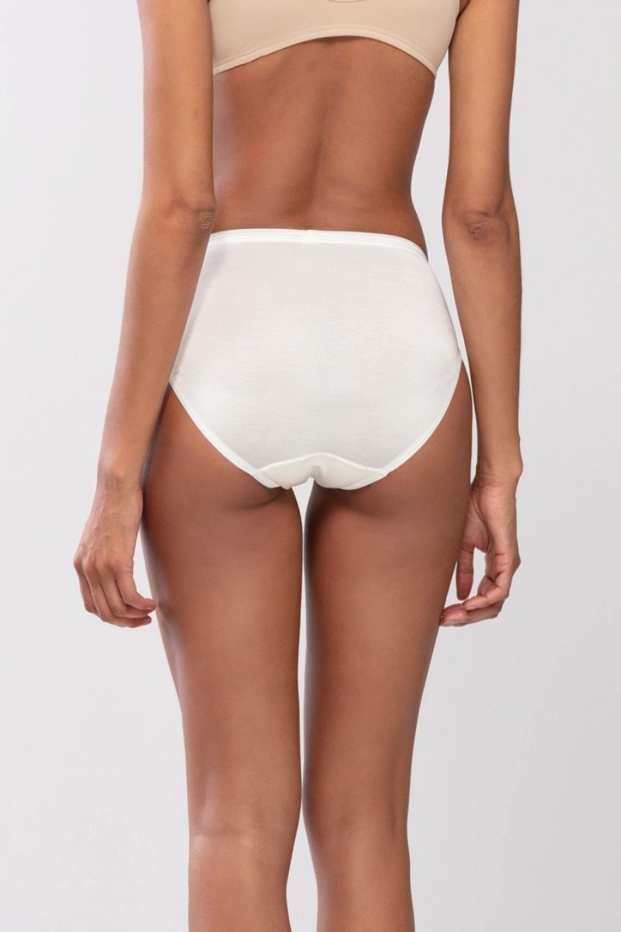 Dames Mey Slips & Pantyshorts | Jazz-Pants Serie Mey Lights Parelwit