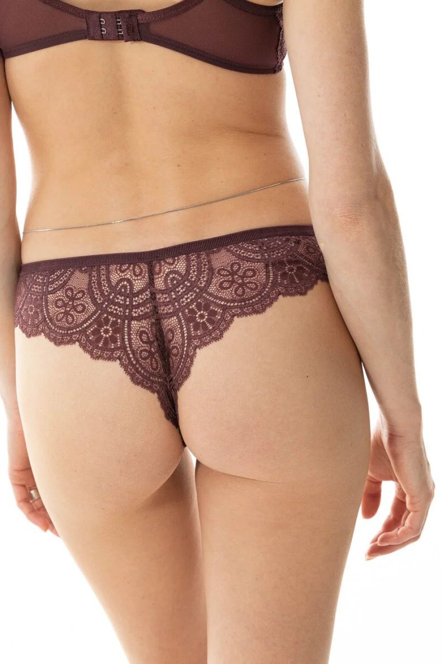 Dames Mey Slips & Pantyshorts | String Serie Stunning Indigo Rose