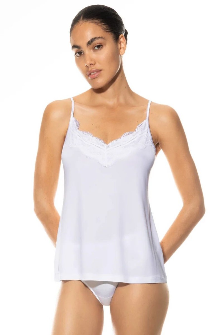 Dames Mey Ondershirts & Tops | Camisole Serie Grace Wit