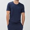 Heren Mey T-Shirt | Shirt 1/2 Mouw Serie Jefferson Modal Yacht Blue