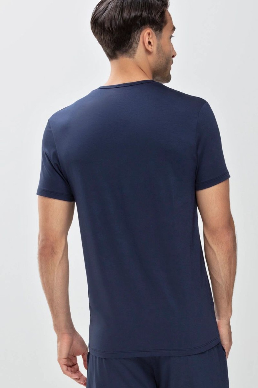 Heren Mey T-Shirt | Shirt 1/2 Mouw Serie Jefferson Modal Yacht Blue