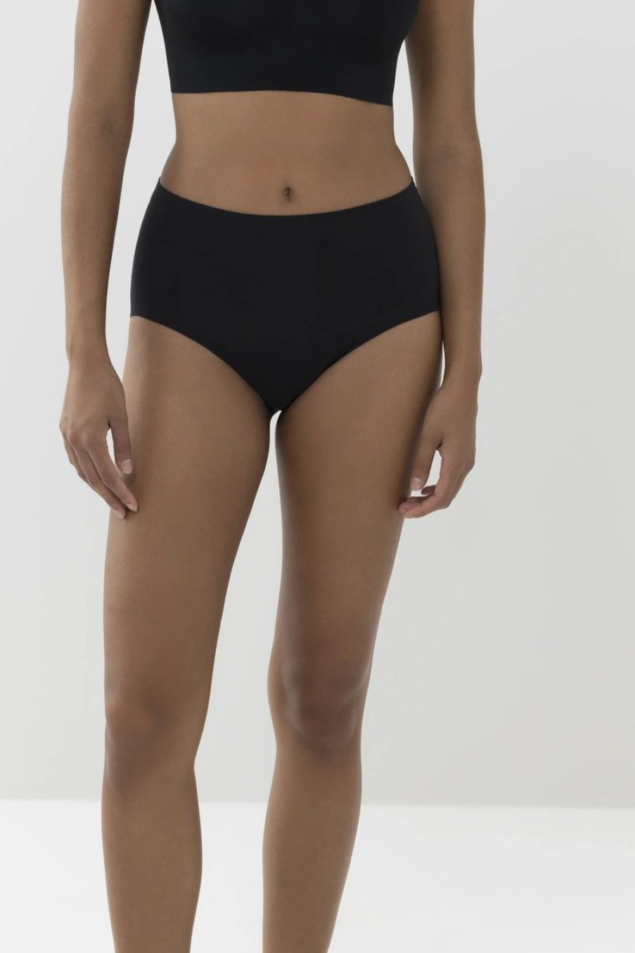 Dames Mey Slips & Pantyshorts | Tailleslip Serie Pure Second Me Zwart