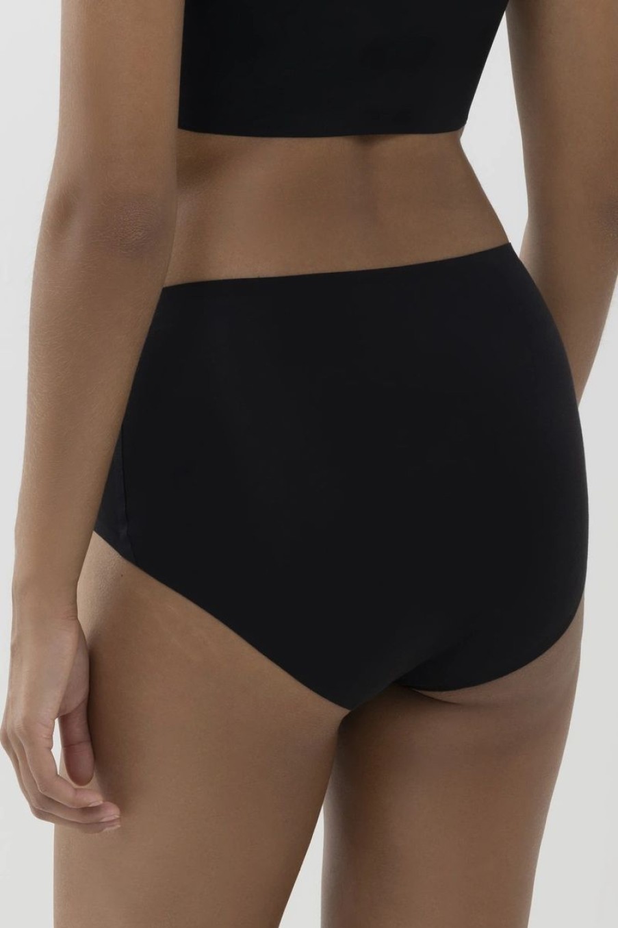 Dames Mey Slips & Pantyshorts | Tailleslip Serie Pure Second Me Zwart