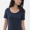 Dames Mey T&Shirts | Top 1/2-Lange Mouwen Serie Cotton Pure Night Blue