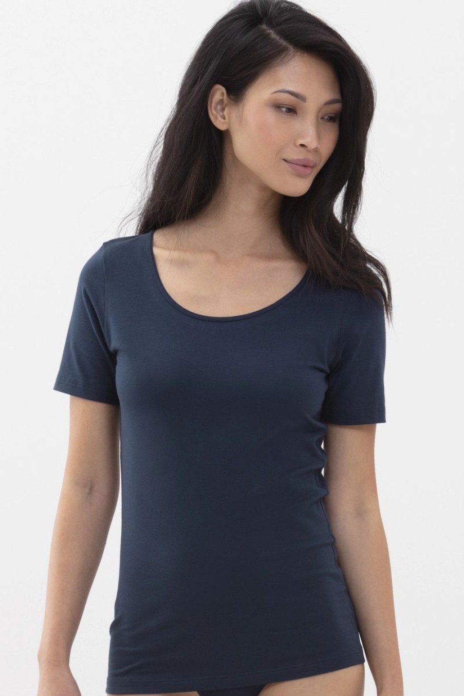 Dames Mey T&Shirts | Top 1/2-Lange Mouwen Serie Cotton Pure Night Blue