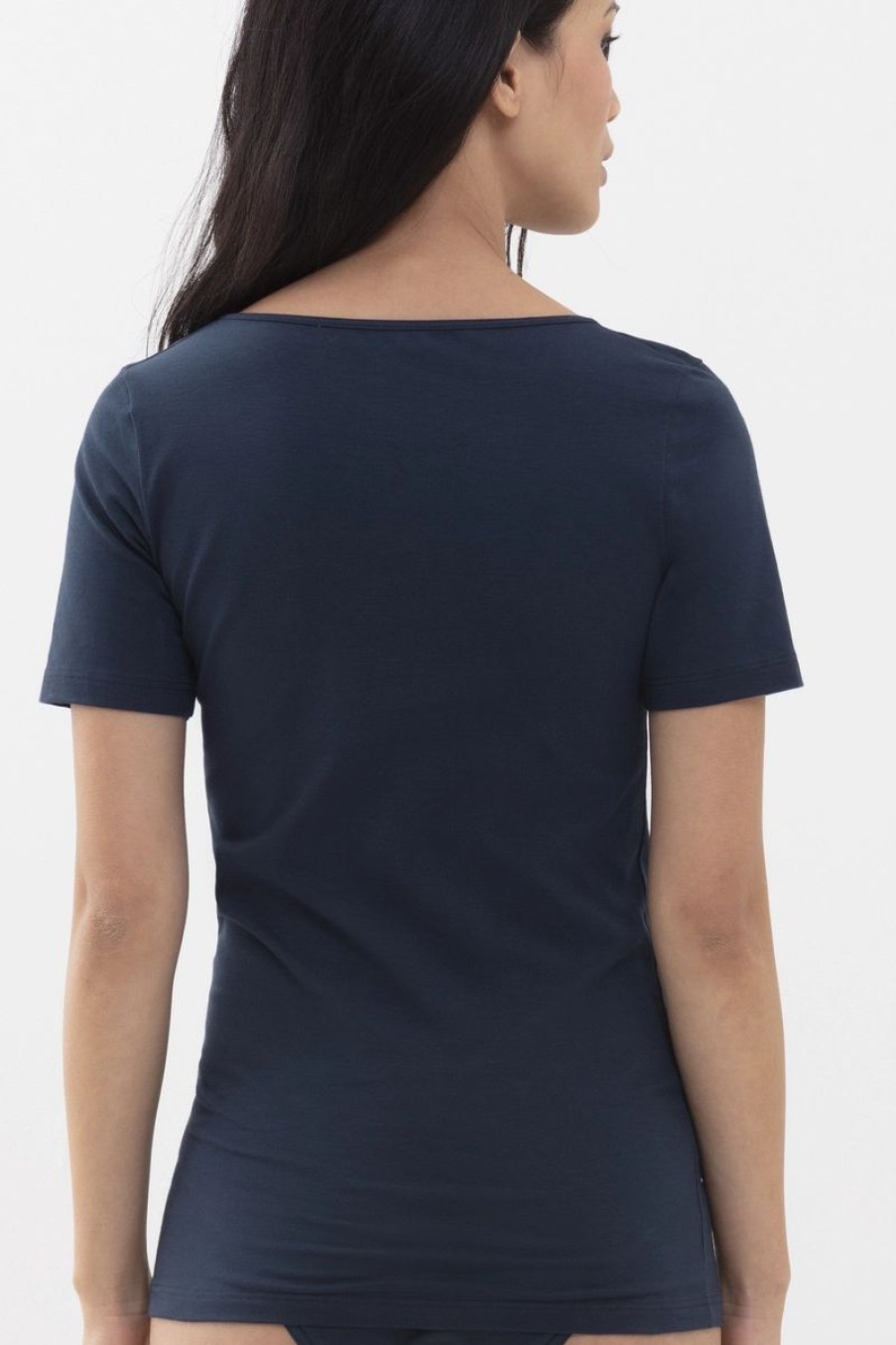 Dames Mey T&Shirts | Top 1/2-Lange Mouwen Serie Cotton Pure Night Blue